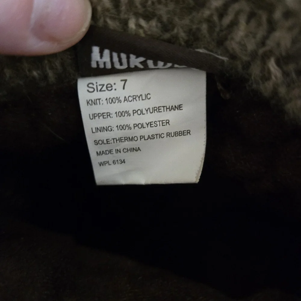 🧣 Mukluks Western Roper Boots – Knit Upper, 3.5" Heel, Size 7 - Picture 5 of 9